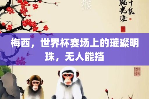 梅西，世界杯赛场上的璀璨明珠，无人能挡