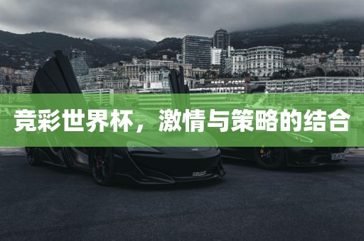 竞彩世界杯，激情与策略的结合