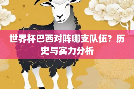 世界杯巴西对阵哪支队伍？历史与实力分析