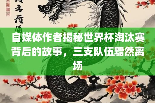 自媒体作者揭秘世界杯淘汰赛背后的故事，三支队伍黯然离场