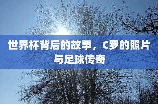 世界杯背后的故事，C罗的照片与足球传奇