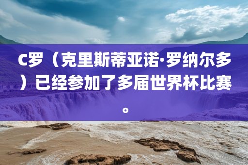 C罗（克里斯蒂亚诺·罗纳尔多）已经参加了多届世界杯比赛。