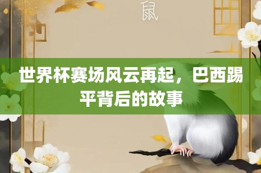 世界杯赛场风云再起，巴西踢平背后的故事