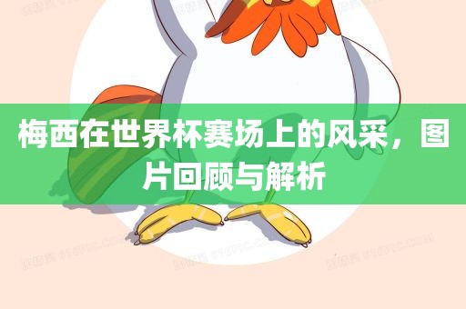 梅西在世界杯赛场上的风采，图片回顾与解析