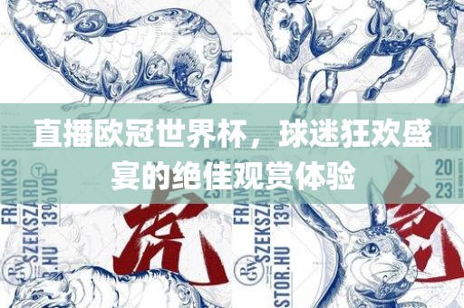 直播欧冠世界杯，球迷狂欢盛宴的绝佳观赏体验