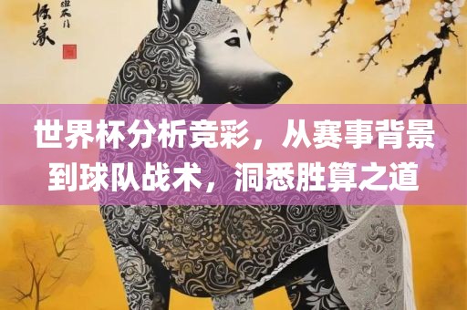 世界杯分析竞彩，从赛事背景到球队战术，洞悉胜算之道