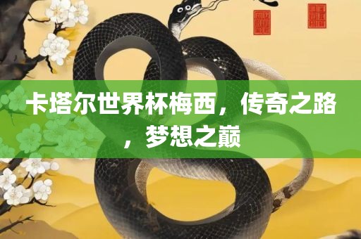 卡塔尔世界杯梅西，传奇之路，梦想之巅