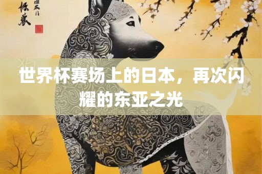 世界杯赛场上的日本，再次闪耀的东亚之光
