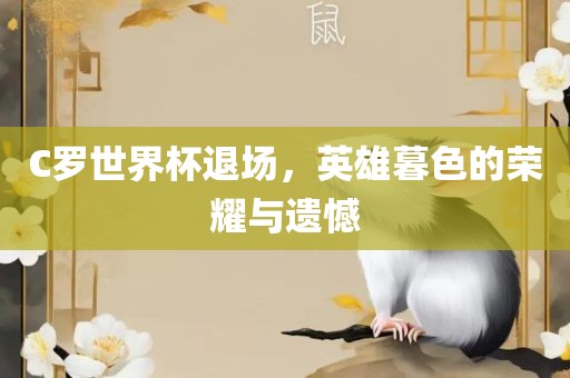 C罗世界杯退场，英雄暮色的荣耀与遗憾