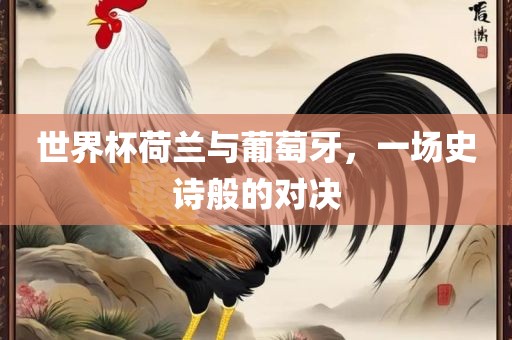 世界杯荷兰与葡萄牙，一场史诗般的对决