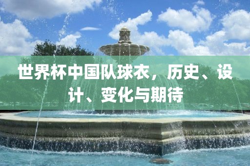 世界杯中国队球衣，历史、设计、变化与期待