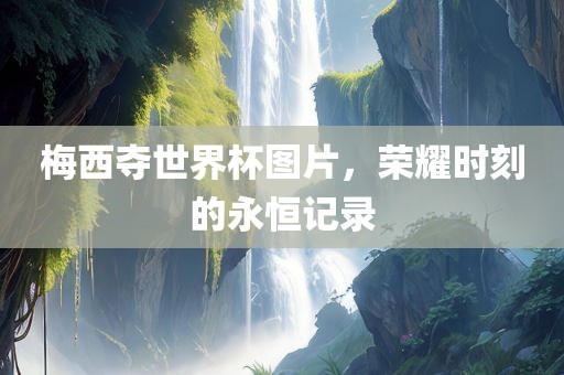 梅西夺世界杯图片，荣耀时刻的永恒记录