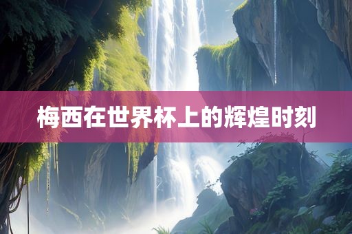 梅西在世界杯上的辉煌时刻