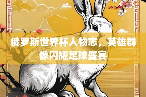 俄罗斯世界杯人物志，英雄群像闪耀足球盛宴