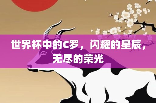 世界杯中的C罗，闪耀的星辰，无尽的荣光