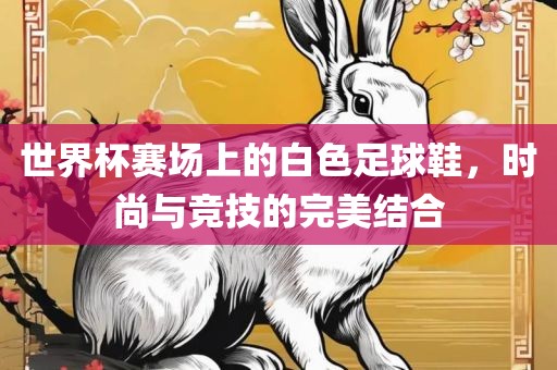 世界杯赛场上的白色足球鞋，时尚与竞技的完美结合