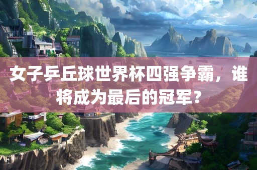 女子乒丘球世界杯四强争霸，谁将成为最后的冠军？