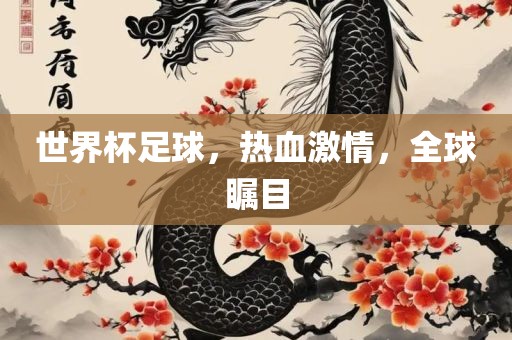 世界杯足球，热血激情，全球瞩目