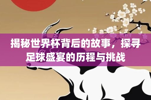 揭秘世界杯背后的故事，探寻足球盛宴的历程与挑战