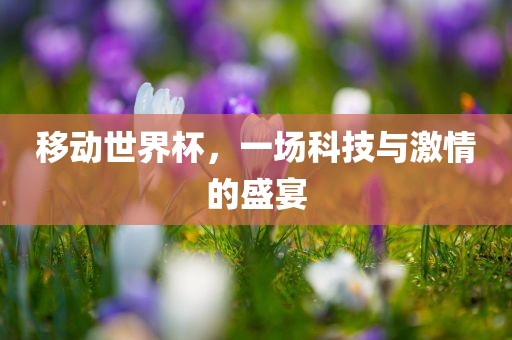 移动世界杯，一场科技与激情的盛宴