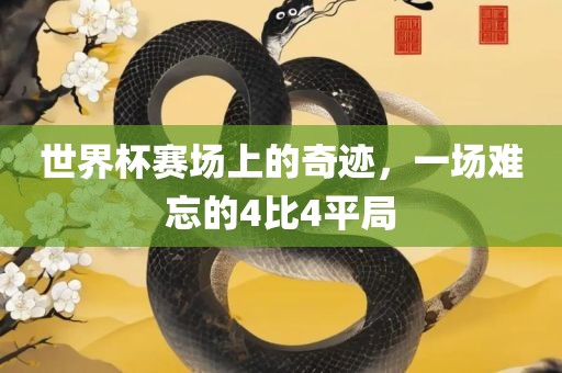 世界杯赛场上的奇迹，一场难忘的4比4平局