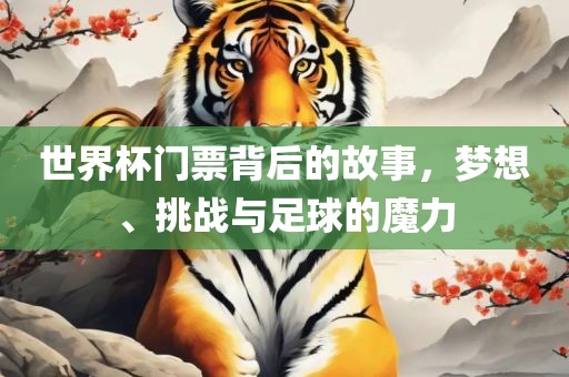 世界杯门票背后的故事，梦想、挑战与足球的魔力