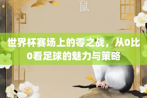 世界杯赛场上的零之战，从0比0看足球的魅力与策略