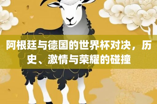 阿根廷与德国的世界杯对决，历史、激情与荣耀的碰撞