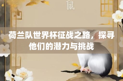 荷兰队世界杯征战之路，探寻他们的潜力与挑战