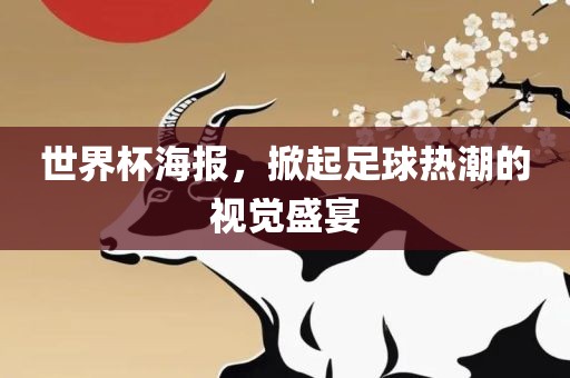 世界杯海报，掀起足球热潮的视觉盛宴
