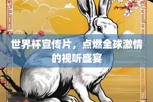 世界杯宣传片，点燃全球激情的视听盛宴