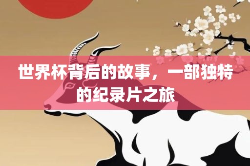 世界杯背后的故事，一部独特的纪录片之旅
