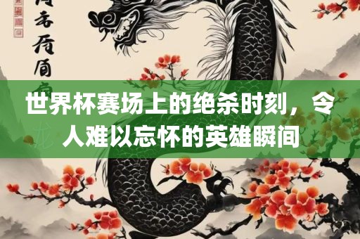世界杯赛场上的绝杀时刻，令人难以忘怀的英雄瞬间