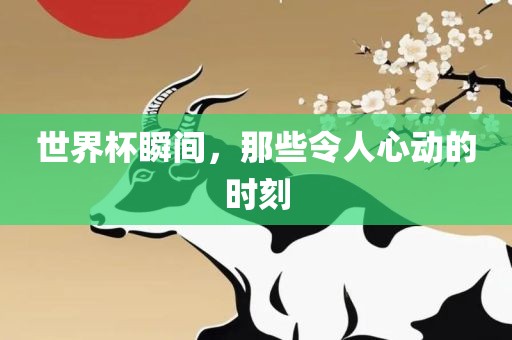 世界杯瞬间，那些令人心动的时刻