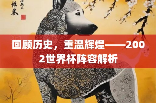 回顾历史，重温辉煌——2002世界杯阵容解析