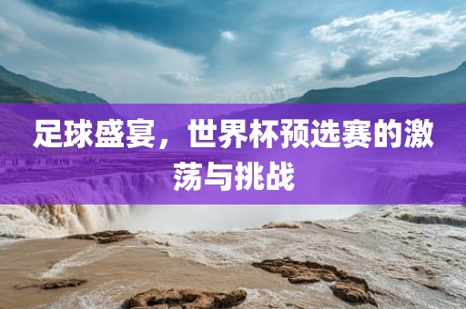 足球盛宴，世界杯预选赛的激荡与挑战
