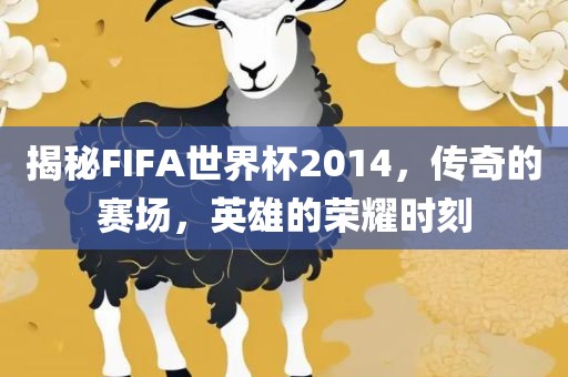 揭秘FIFA世界杯2014，传奇的赛场，英雄的荣耀时刻