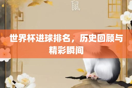 世界杯进球排名，历史回顾与精彩瞬间