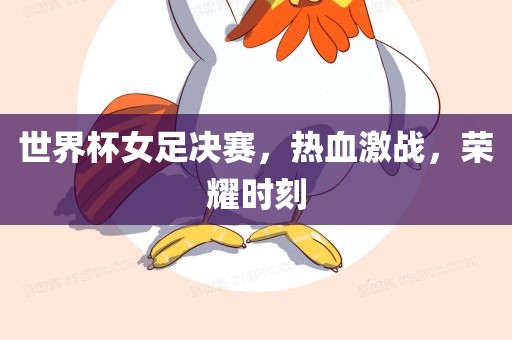 世界杯女足决赛，热血激战，荣耀时刻