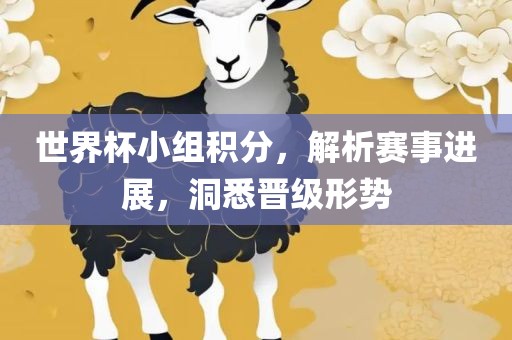 世界杯小组积分，解析赛事进展，洞悉晋级形势