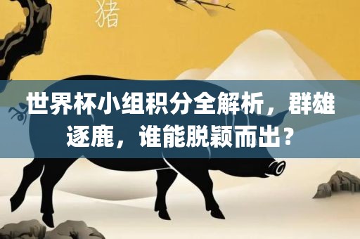 世界杯小组积分全解析，群雄逐鹿，谁能脱颖而出？