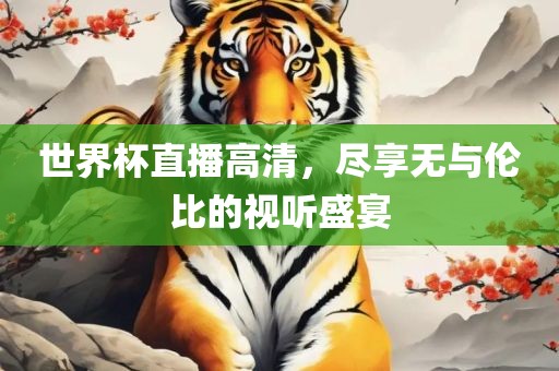 世界杯直播高清，尽享无与伦比的视听盛宴