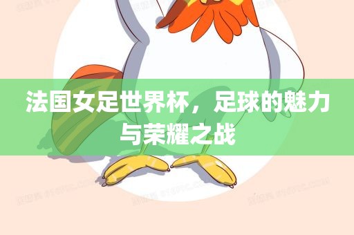 法国女足世界杯，足球的魅力与荣耀之战