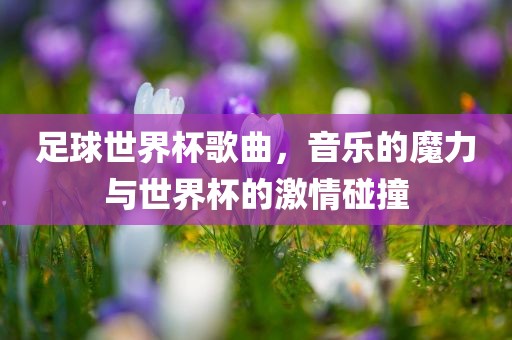 足球世界杯歌曲，音乐的魔力与世界杯的激情碰撞