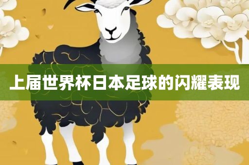 上届世界杯日本足球的闪耀表现