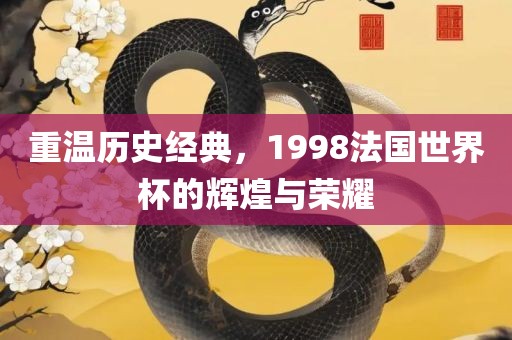 重温历史经典，1998法国世界杯的辉煌与荣耀