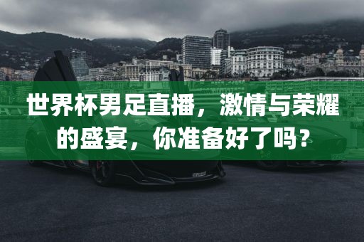 世界杯男足直播，激情与荣耀的盛宴，你准备好了吗？