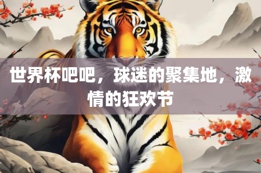 世界杯吧吧，球迷的聚集地，激情的狂欢节