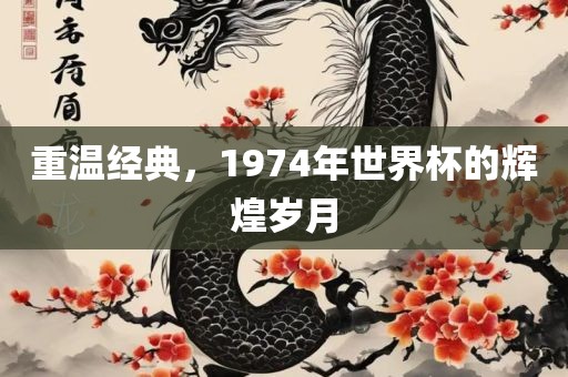 重温经典，1974年世界杯的辉煌岁月