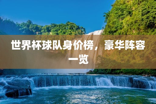 世界杯球队身价榜，豪华阵容一览